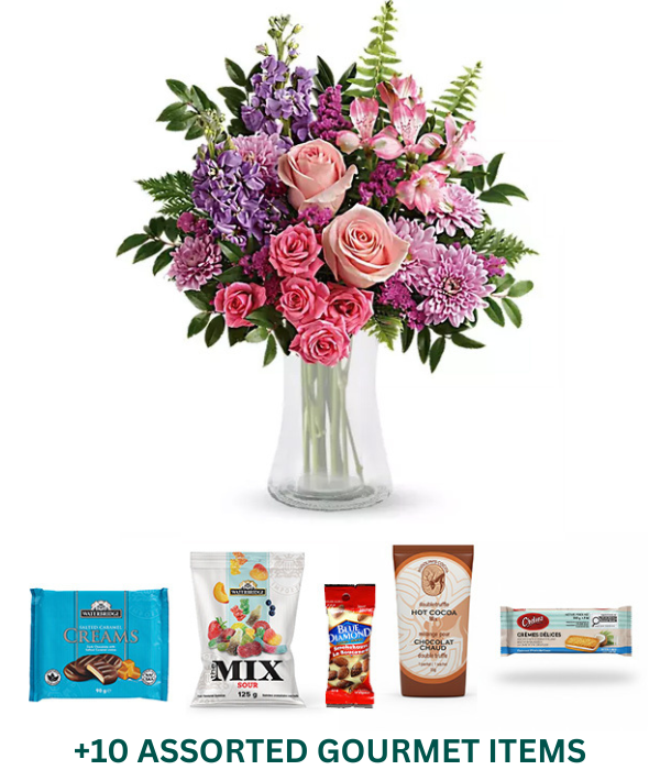Blush Berry Gourmet Floral & Gourmet Bundle
