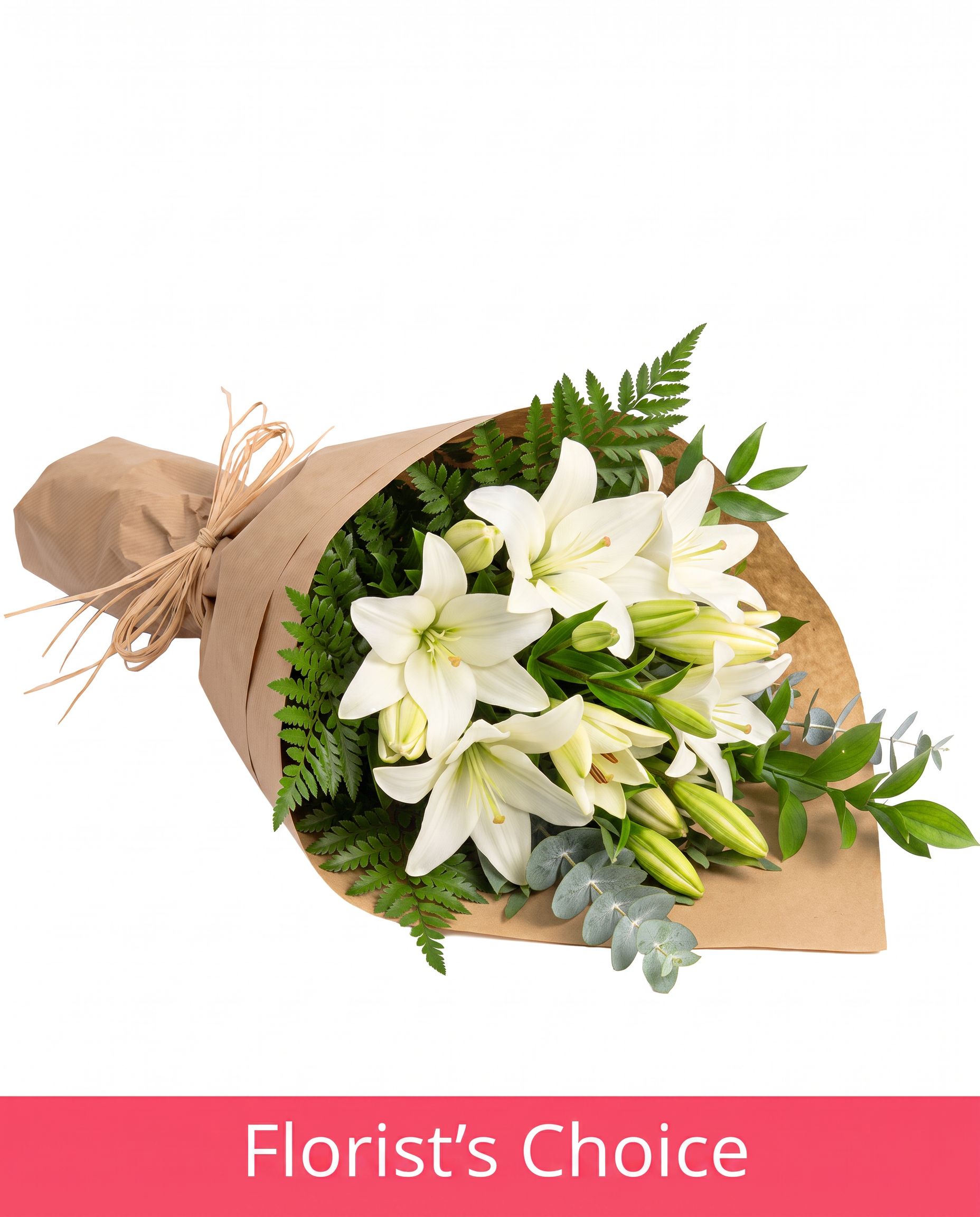 Bunch of White Lilies