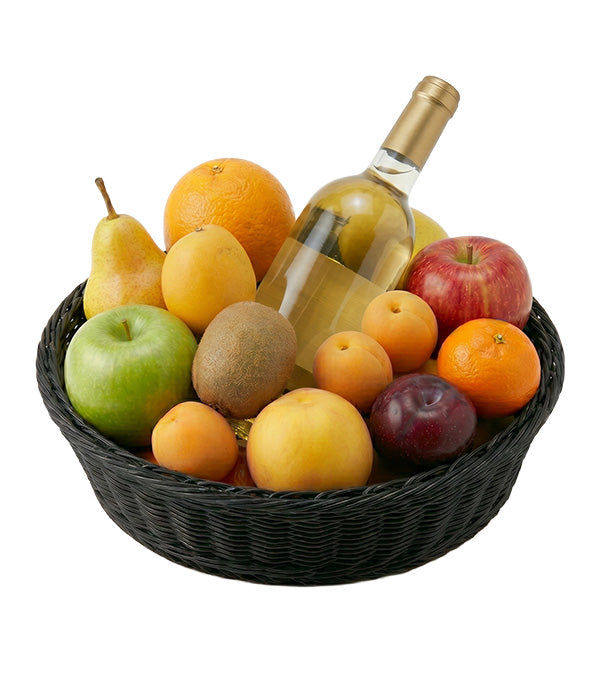 Fruit & White Wine Basket Florist