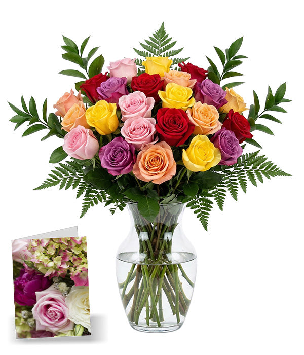 Two Dozen Assorted Roses
