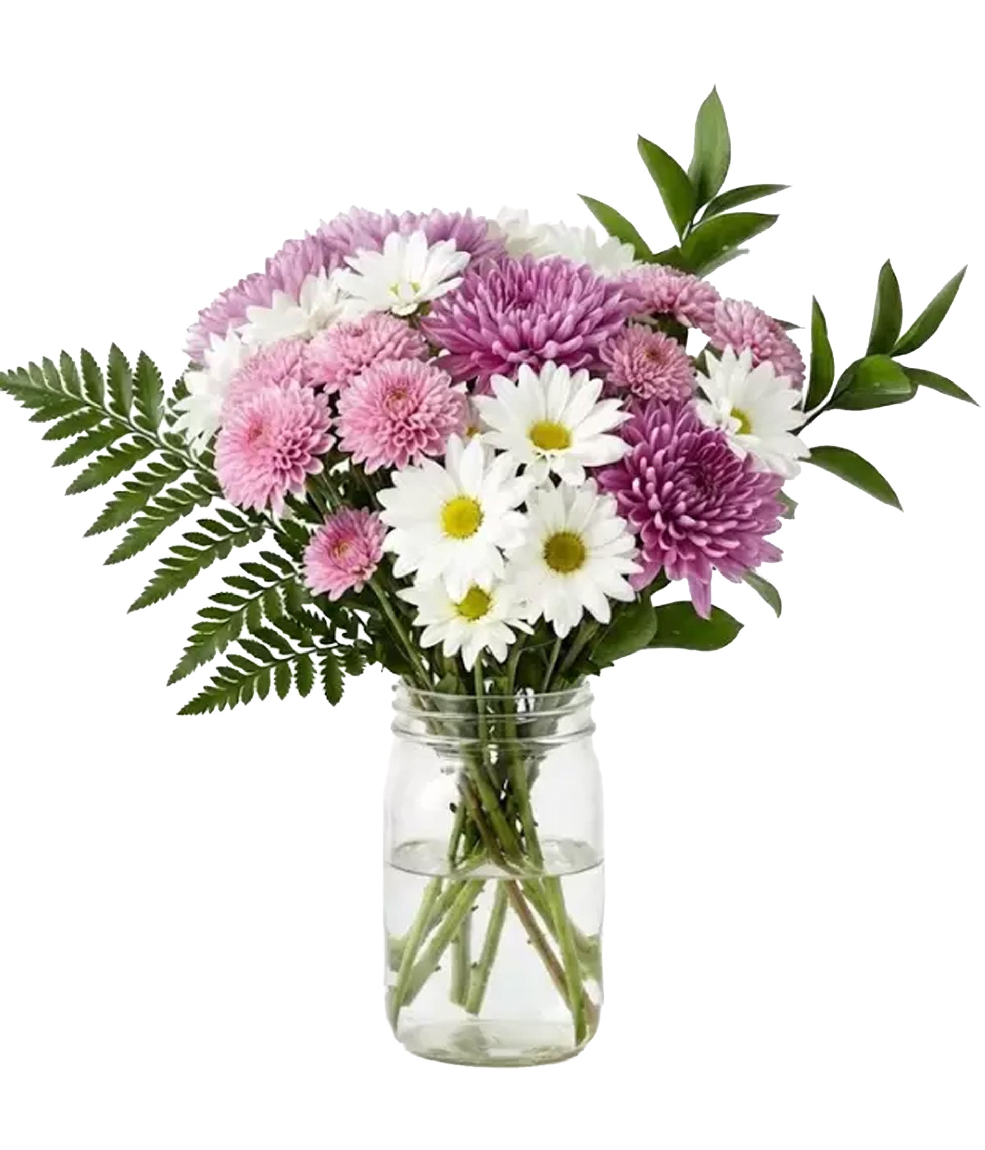 Mum's for Mum Bouquet in Mason Jar Florist