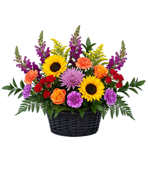 Sunflower Basket
