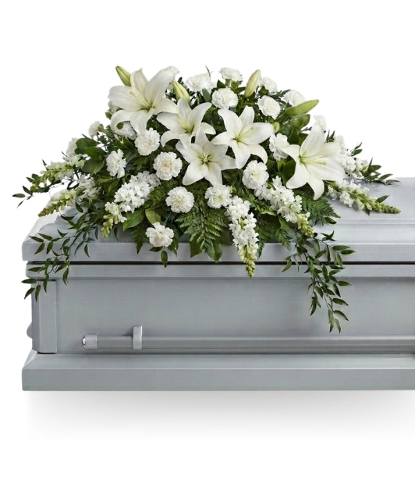 Bountiful Memories Casket Spray
