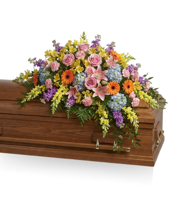 Garden of Sweet Memories Casket Spray
