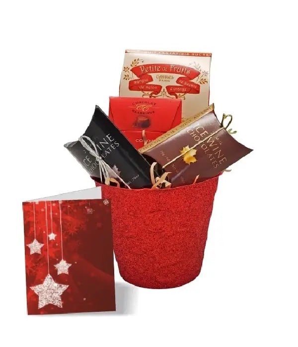 Glittery Christmas Gift Basket Florist.ca