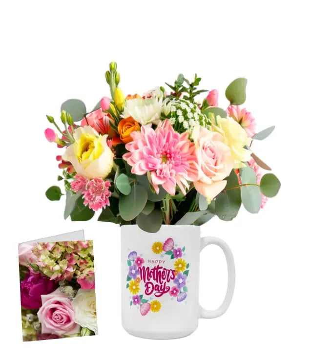 Mother's Day Mug & Flowers I Designer Collection Florist.ca