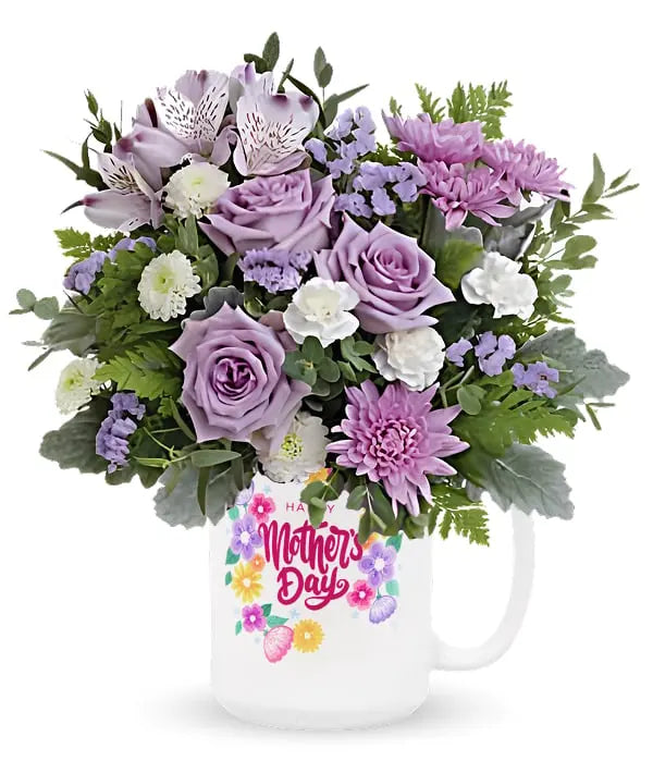 Violet Splash Bouquet Florist.ca