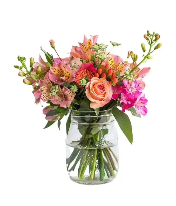 Petal Sunrise in Mason Jar Florist.ca