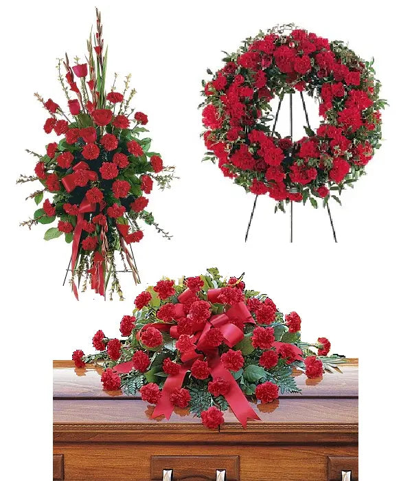 Warm Regards Funeral Flower Package