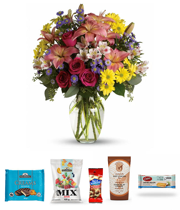 AfternoonGarden gourmet bouquet & treats