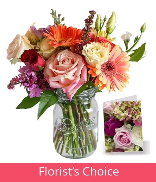 Designer Collection Mason Jar IV Florist.ca