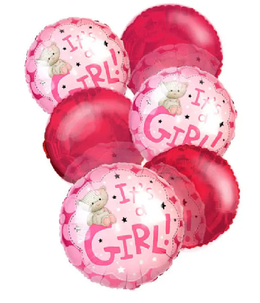 Bouquet de ballons « C'est une fille » (6)