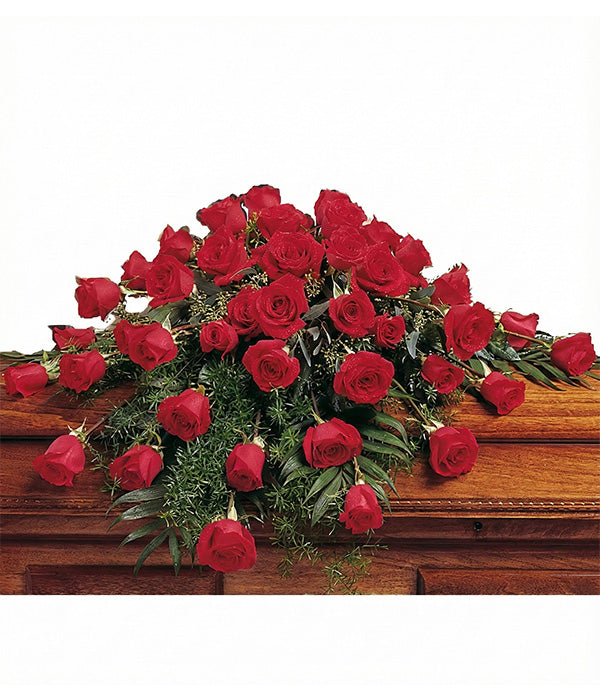 Faithful Memories Casket Arrangement