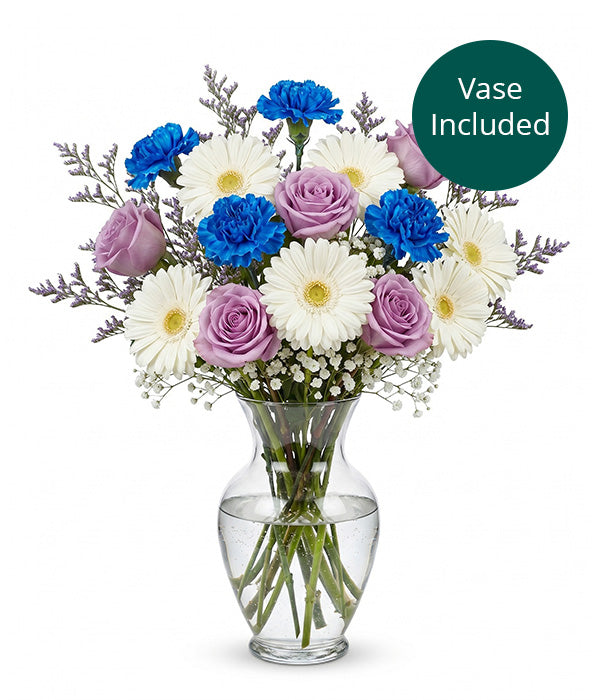 Beach Day Blooms Bouquet in Vase Florist