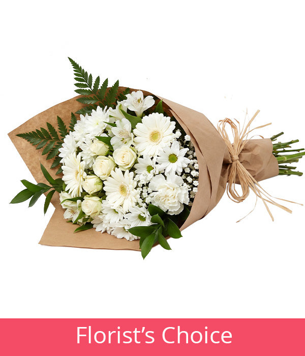 White Bouquet Designer’s Choice Florist