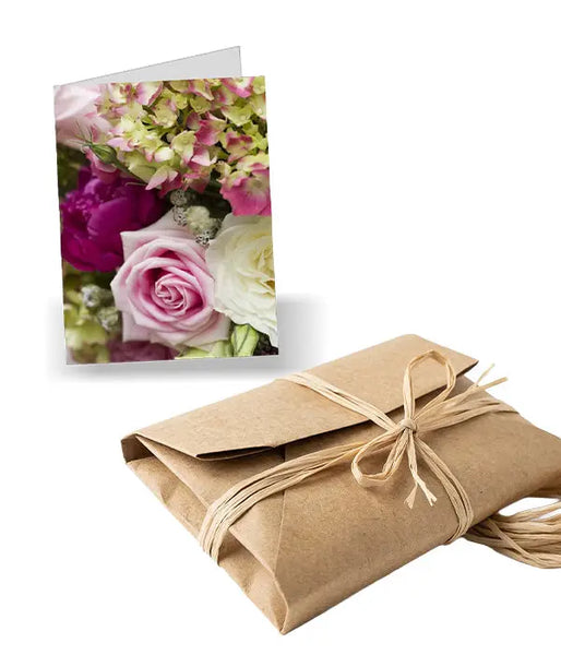 Emballage rustique et carte