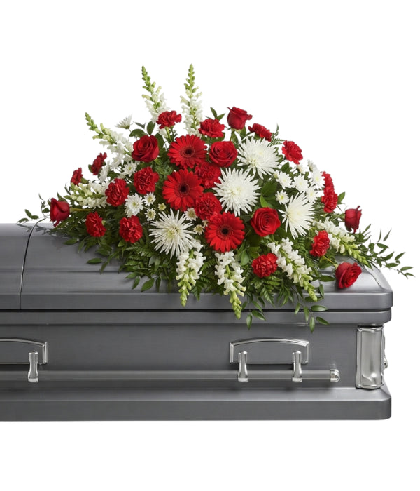 Strength & Wisdom Casket Spray
