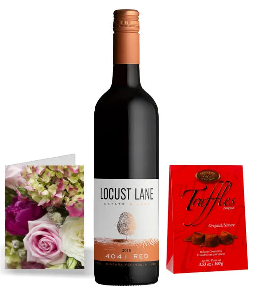 Carte de truffes au vin rouge